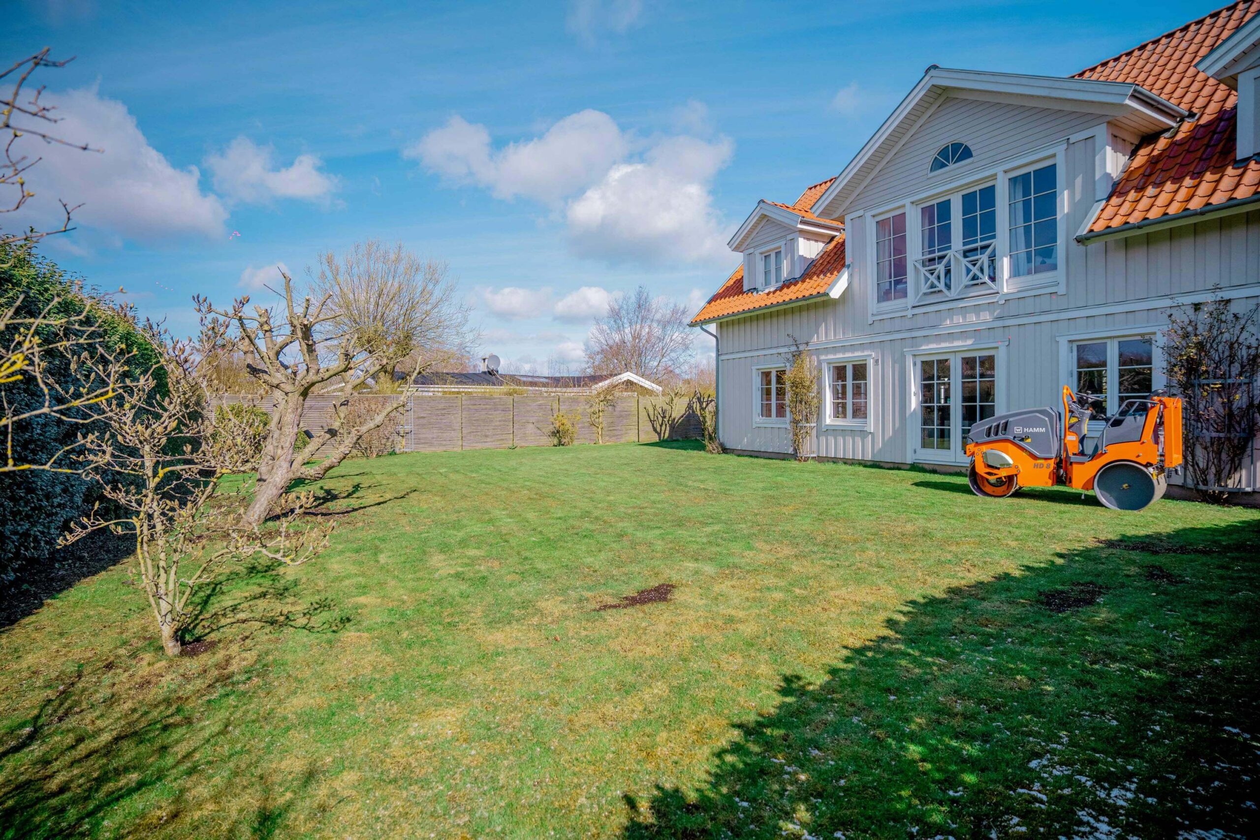 Åbne grønne omgivelser i Ugerløse